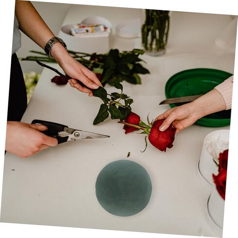 DOITOOL 8 Pcs Floral Foam Balls 3.54'' Green Dry Wet Flower Foam for Fresh or Artificial Flower Arrangements DIY Craft Supplies Wedding Birthdays Home Decor in Saudi Arabia