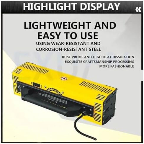 Handheld Automotive Spray Paint Coating Lamp, 1KW Baking Lamp for Repair, 110V in Saudi Arabia