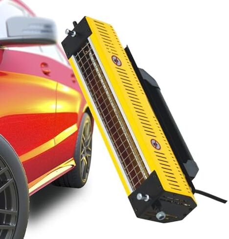 Infrared Paint Curing Lamp 1000W Short Wave Dryer - 0.6m² Curing Area, 97% Reflectivity for Car Bodywork Repair in Saudi Arabia