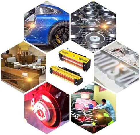 Infrared Paint Curing Lamp 1000W Short Wave Dryer - 0.6m² Curing Area, 97% Reflectivity for Car Bodywork Repair in Saudi Arabia