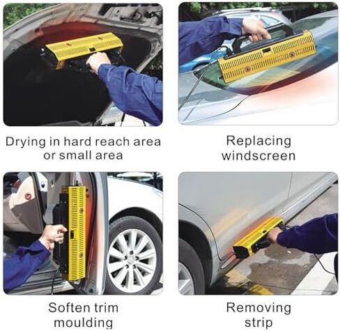 Infrared Paint Curing Lamp 1000W Short Wave Dryer - 0.6m² Curing Area, 97% Reflectivity for Car Bodywork Repair in Saudi Arabia