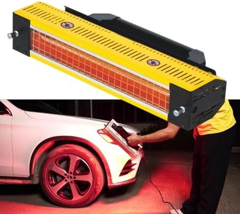 Handheld Infrared Curing Lamp for Car Bodywork Repair - 2000W Portable Paint Dryer for Faster Drying and Efficient Curing in Saudi Arabia