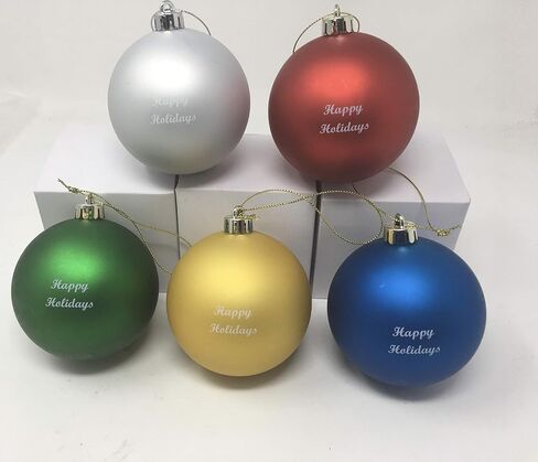 Subaru Logo Holiday Christmas Round Ornament Set of 5 Colors Forester Outback Crosstrek Ascent BRZ Sti WRX Impreza in Saudi Arabia