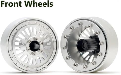 DJX CNC 1.3 بوصة خلفية أمامية عجلات ثنائية البواريخ حافة لسيارة زاحف RC 1/24 محوري SCX24 F150 C10 1/18 REDCAT ASCENT18 TRAXXAS TRX4M RCROARDES PROARDS (PINK) in Kuwait