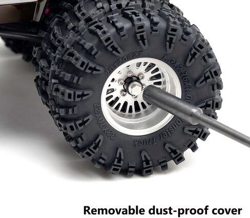 DJX CNC 1.3 بوصة خلفية أمامية عجلات ثنائية البواريخ حافة لسيارة زاحف RC 1/24 محوري SCX24 F150 C10 1/18 REDCAT ASCENT18 TRAXXAS TRX4M RCROARDES PROARDS (PINK) in Kuwait