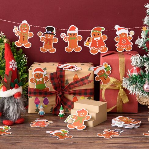 mixteach 180 قطعة الزنجبيل القواطع عيد الميلاد الزنجبيل الرجال ورقة قطع مجسمات 9 أنماط الزنجبيل رجل الفصول الدراسية ديكور مع نقاط الغراء للمدرسة لوحة الإعلانات عيد الميلاد عطلة حزب اللوازم in Kuwait