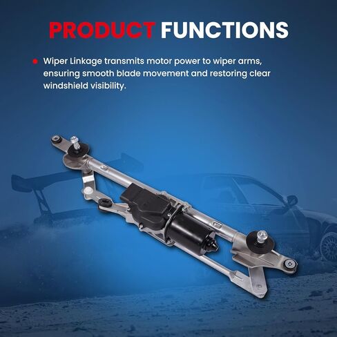 MOCA Front Wiper Linkage & Motor Assembly Compatible with 2010-2017 for Chevrolet Equinox with Wiper Motor & 2010-2017 for GMC Terrain with Wiper Motor in Saudi Arabia