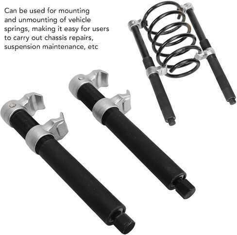 Heavy Duty Coil Spring Compressor Set, 2 Piece Universal Strut Tool for Cars – 23mm to 280mm Capacity in Saudi Arabia