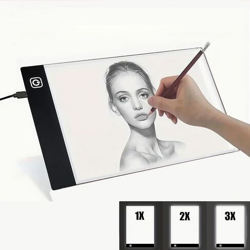 لوحة فنية للرسم صندوق إضاءة LED لرسم شاشة لوحة إضاءة لتتبع USB للفنانين الذين يصممون رسم الرسوم المتحركة in Saudi Arabia