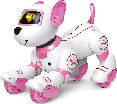 Robot Dog Toy for Kids 3-12: Remote Control Interactive Robot Puppy with Touch & Follow, Programmable Tricks, Dancing & Walking, Birthday Gift for Smart Boys & Girls in Saudi Arabia