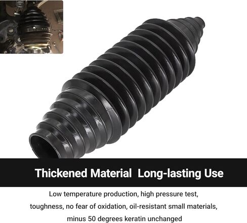 Car Rack and Pinion Boot Steering Tool Kit, Silicone Inner Tie Rod Boot Set With Bellow Cable Ties Clamps Professional Automotive Accessories For Steering System Maintenance in Kuwait