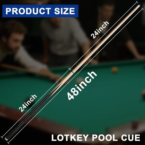 LOTKEY Pool Cue Stick,58" Pool Cue Set of 4 Billiard Cues Sticks for Professional,Pool Sticks for Adults 20 oz House Bar in Saudi Arabia