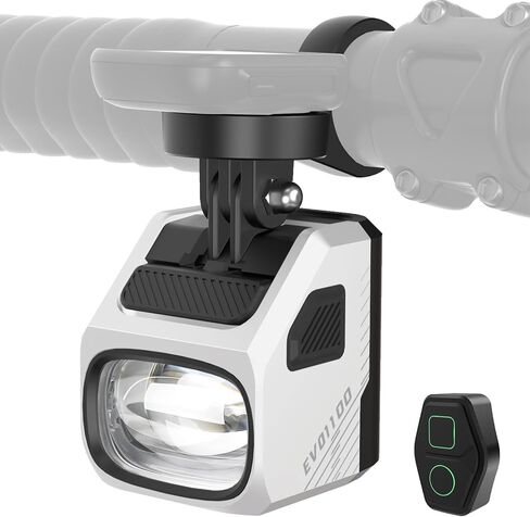 MagicShine EVO 1100 مصباح دراجة مثبت أسفله، شعاع خط مقطوع، مصباح LED عالي الطاقة USB-C قابل لإعادة الشحن، وظيفة الذاكرة IPX6 مصباح أمامي للدراجة مقاوم للماء in Saudi Arabia