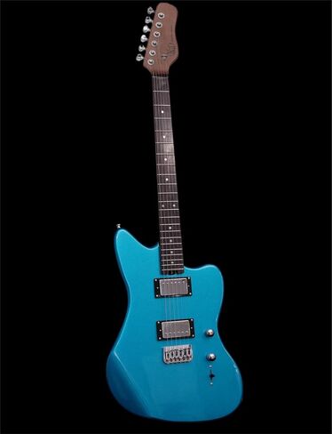 KGD Jazzmaster Mahogany Solid Body Electric Guitar,Roasted Maple Neck and Rosewood fingerboard,Bone Nut,6-String H-H Guitar,Professional/Full Size/Electric Guitars for Adults in Saudi Arabia