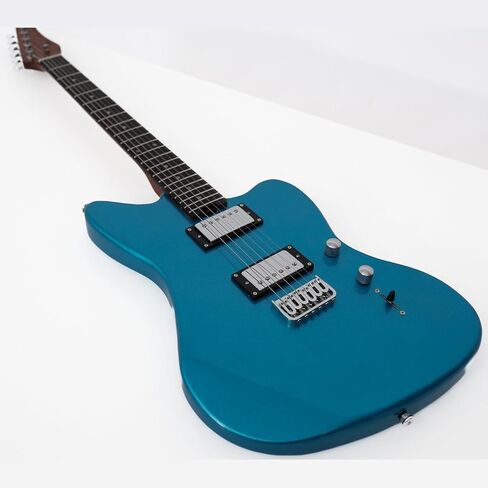 KGD Jazzmaster Mahogany Solid Body Electric Guitar,Roasted Maple Neck and Rosewood fingerboard,Bone Nut,6-String H-H Guitar,Professional/Full Size/Electric Guitars for Adults in Saudi Arabia