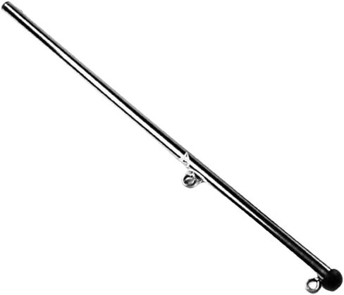 MARINE CITY 316 Stainless Steel Rail Mount Flag Staff Pole - Bright Polished Finish, 32 Inches - Ideal for Boats, Yachts, Marines, RVs, Fishing Boats in Saudi Arabia