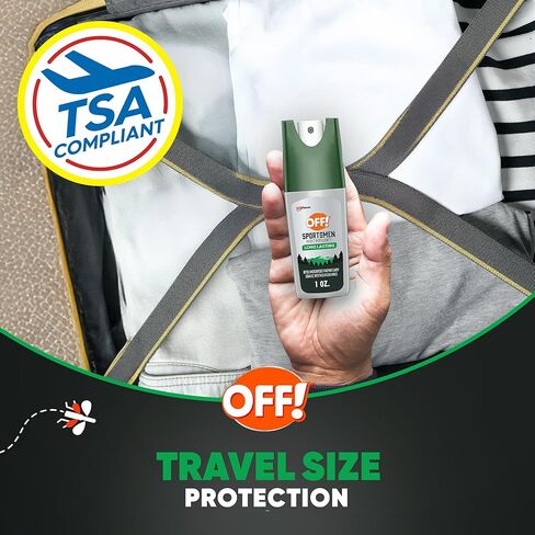 OFF! Deep Woods Sportsmen Insect Repellent Spritz, Maximum Strength, Bug Spray with up to 10 Hours of Protection, 1 oz (Pack of 12) in Kuwait