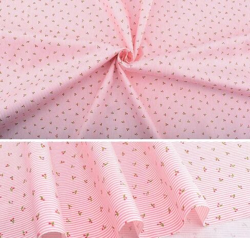 8 Pcs Floral Cotton Fabric - Precut Quilt Sewing Quilting Fabric (19.6x19.6in) in Saudi Arabia