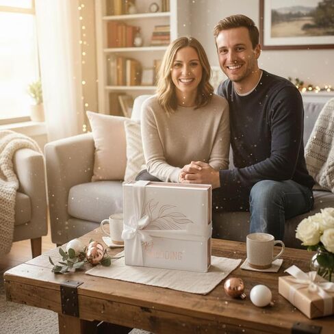 Wedding Planner Book and Organizer for Bride - Perfect Engagement Gift for Newly Engaged - Future Mrs Wedding Planning Binder with Rose Gold Accents, Tabs, Checklists - Bride to Be Gift in Kuwait