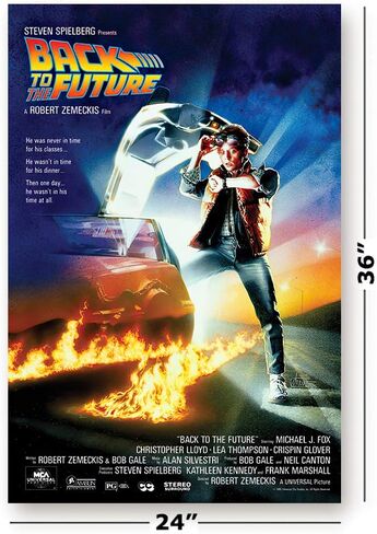 Back To The Future I, II & III - 3 Piece Movie Poster Set (Regular Styles) (Size 24" x 36" each) (Unframed Posters) in Saudi Arabia