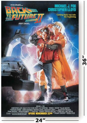 Back To The Future I, II & III - 3 Piece Movie Poster Set (Regular Styles) (Size 24" x 36" each) (Unframed Posters) in Saudi Arabia