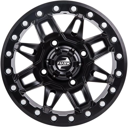 عجلة تاسك واساتش بيدلوك 4/156 15x7 5.0 + 2.0 أسود غير لامع لبولاريس RZR XP 1000 DYNAMIX Edition 2019 in Kuwait