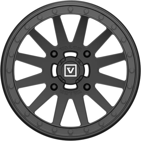 عجلة Valor V05 Beadlock 15x7 ATV/UTV - أسود ساتان (4/137) +35 ملم in Kuwait