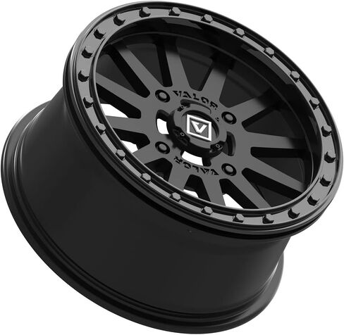 عجلة Valor V05 Beadlock 15x7 ATV/UTV - أسود ساتان (4/137) +35 ملم in Kuwait
