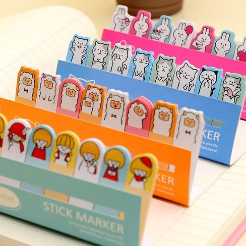 5pcs Cute Cute and Cute Convenience Stickers Arranged in Rows, Sitting Notes, Student Stationery, Message Notes, and Notes (red Panda) in Saudi Arabia