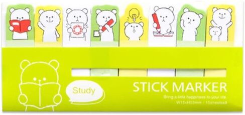 5pcs Cute Cute and Cute Convenience Stickers Arranged in Rows, Sitting Notes, Student Stationery, Message Notes, and Notes (red Panda) in Saudi Arabia