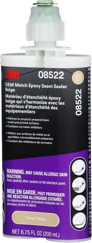 3M OEM Match Epoxy Seam Sealer 08524، أبيض، 200 مل، إيبوكسي للسيارات من جزأين، متوسط ​​الجسم، علاج سريع، للسيارات المعدنية العارية أو الأسطح المعدة in Kuwait