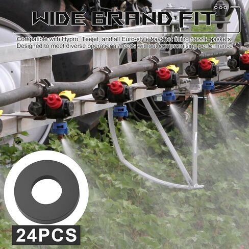 CP19438-EPR Quick Cap Rubber Seat Gasket Compatible with​ TeeJet Spray Nozzles (24 Pack) in Saudi Arabia