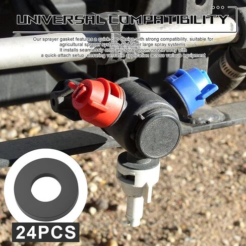 CP19438-EPR Quick Cap Rubber Seat Gasket Compatible with​ TeeJet Spray Nozzles (24 Pack) in Saudi Arabia
