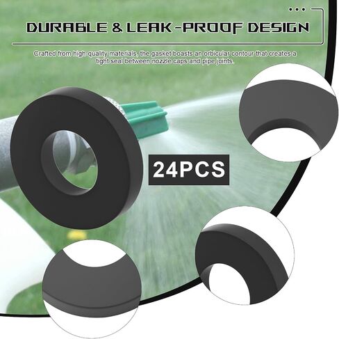 CP19438-EPR Quick Cap Rubber Seat Gasket Compatible with​ TeeJet Spray Nozzles (24 Pack) in Saudi Arabia