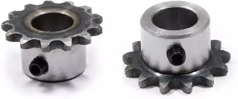 04C Sprocket 10Teeth Inner Hole 6mm 25H 45# Steel Screw M5 1-16Pcs(6pcs 04C-10 Teeth) in Saudi Arabia