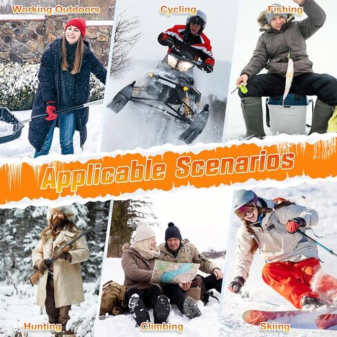 Heated Socks for Men Women with APP Control, 8000mAh Battery Rechargeable Electric Washable Winter Warm Feet and Outdoor for Hunting Skiing Cycling Camping in Saudi Arabia
