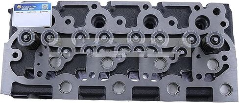 رأس أسطوانة FridayParts 15401-03040 1540103040 متوافق مع محرك Kubota V1500 V1501 V1502 (رأس الأسطوانة الكامل (مع الصمامات والينابيع)، النوع 2) in Saudi Arabia