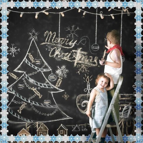 65ft Winter Snowflake Bulletin Board Borders, Snowflake Border for Bulletin Board Snowflakes Shape Boarders for Winter Classroom Office Chalkboard Wall Decor in Saudi Arabia