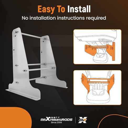 maXpeedingrods Tour Pak Pack Wall Mount Storage Rack Holder for Harley Electra Glide 1997- Passenger Backrest Storage Holder Grey in Saudi Arabia