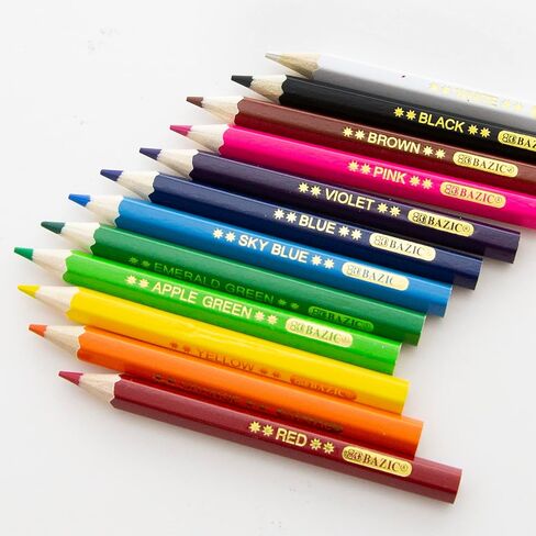 BAZIC 12 Mini Color Pencil in Saudi Arabia