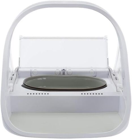 Sure Petcare -SureFlap - SureFeed - وحدة تغذية الحيوانات الأليفة ذات الرقاقة الدقيقة - وحدة تغذية الحيوانات الأليفة الانتقائية التلقائية تجعل أوقات الوجبات خالية من التوتر، ومناسبة لكل من الأطعمة الرطبة والجافة - MPF001 in Kuwait
