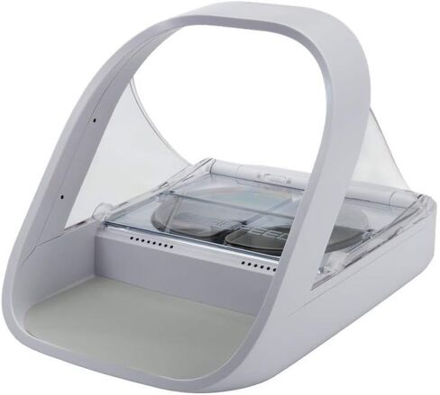 Sure Petcare -SureFlap - SureFeed - وحدة تغذية الحيوانات الأليفة ذات الرقاقة الدقيقة - وحدة تغذية الحيوانات الأليفة الانتقائية التلقائية تجعل أوقات الوجبات خالية من التوتر، ومناسبة لكل من الأطعمة الرطبة والجافة - MPF001 in Kuwait