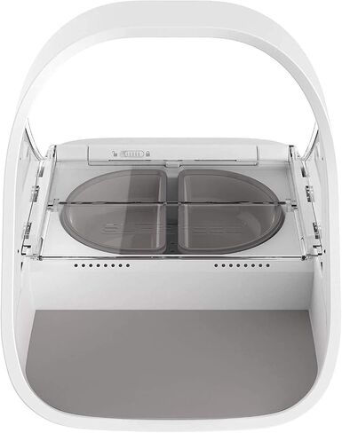 Sure Petcare -SureFlap - SureFeed - وحدة تغذية الحيوانات الأليفة ذات الرقاقة الدقيقة - وحدة تغذية الحيوانات الأليفة الانتقائية التلقائية تجعل أوقات الوجبات خالية من التوتر، ومناسبة لكل من الأطعمة الرطبة والجافة - MPF001 in Kuwait