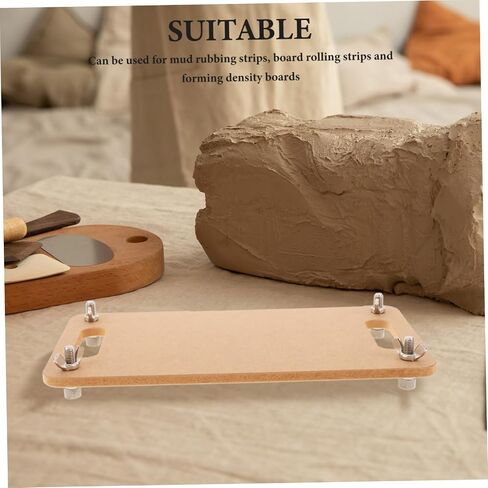 MUELODSIC Portable Clay Wedging Board with Built in Handle Lightweight Crafting Surface for Sculpting Painting and Pottery Projects for All Skill Levels in Saudi Arabia