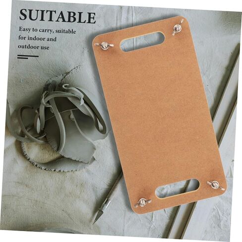 MUELODSIC Portable Clay Wedging Board with Built in Handle Lightweight Crafting Surface for Sculpting Painting and Pottery Projects for All Skill Levels in Saudi Arabia
