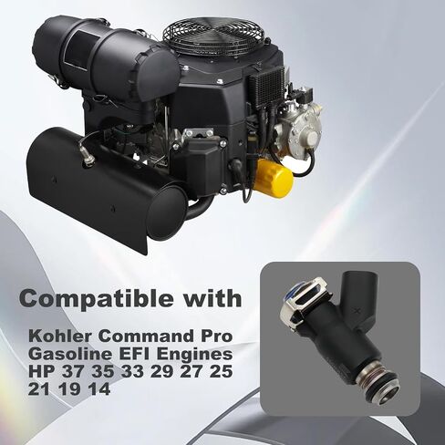 2 قطعة حاقن الوقود متوافق مع محركات Kohler Command Pro البنزين EFI HP 37 35 33 29 27 25 21 19 14 استبدال #2533101-S in Kuwait