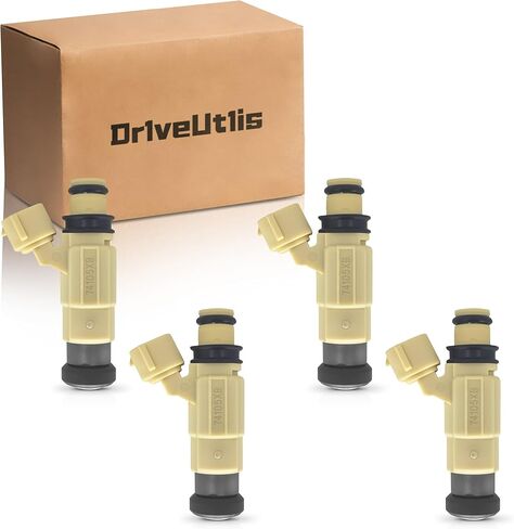 مجموعة من 4 محاقن وقود متوافقة مع 2001-2005 كرايسلر سيبرينج دودج ستراتوس ميتسوبيشي إكليبس 1999-2003 ميتسوبيشي/لانسر CDH240 MR507252 842-12299 in Kuwait