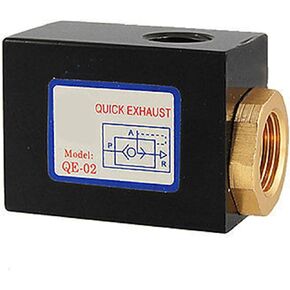 BJXKHFPIV 1/8" Inlet Outlet Ports Air Quick Exhaust Valve QE-02 in Saudi Arabia