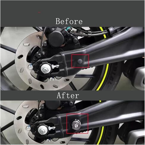 متوافق مع Ducati 899 959 1199 1199S 1299 Panigale SR Panigale V4 M6 ملحقات الدراجات النارية Swingarm Spools Slider Rear Stand Screws (أحمر 6 مم) in Kuwait