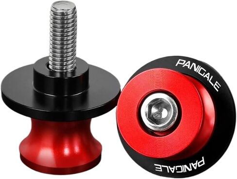 متوافق مع Ducati 899 959 1199 1199S 1299 Panigale SR Panigale V4 M6 ملحقات الدراجات النارية Swingarm Spools Slider Rear Stand Screws (أحمر 6 مم) in Kuwait